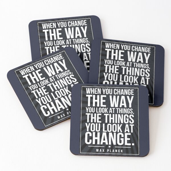 Item preview, Max Planck quote Subway style (white text on black) designed and sold by Dpe1974.