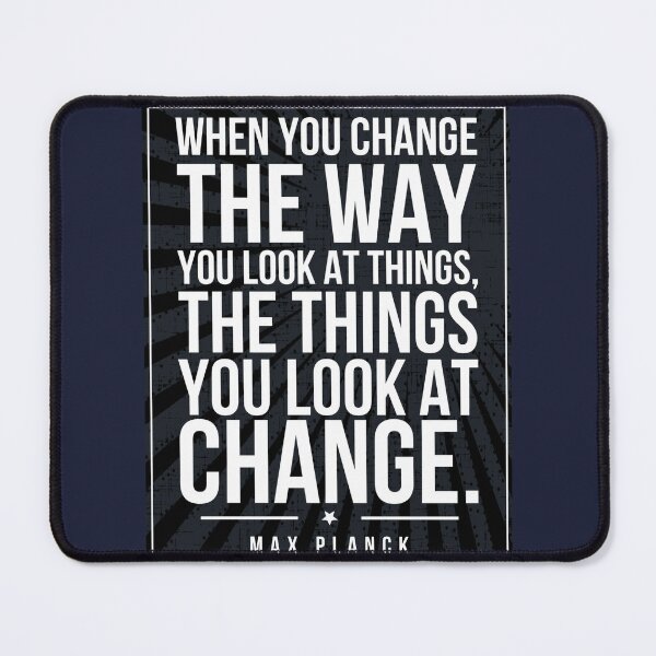 Item preview, Max Planck quote Subway style (white text on black) designed and sold by Dpe1974.