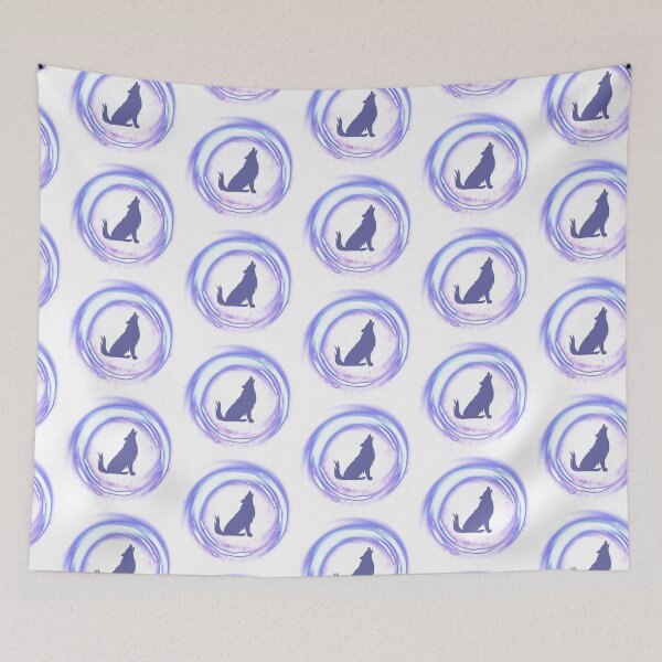 Item preview, Purple Blue Wolf Design  designed and sold by CreativNode.