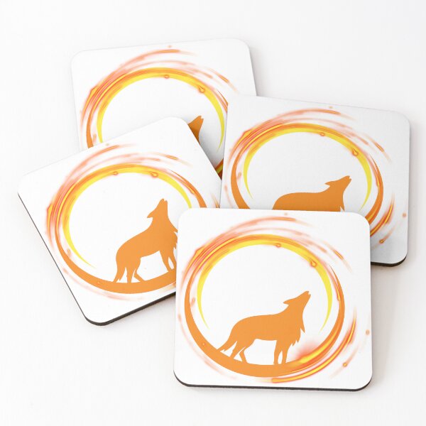 Item preview, Orange Yellow Wolf Design  designed and sold by CreativNode.