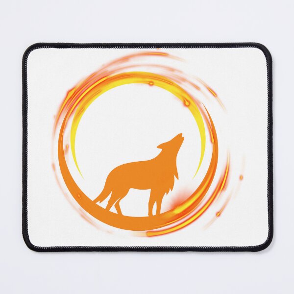 Artikelvorschau, Orange gelber Wolf-Entwurf entworfen und verkauft von CreativNode.