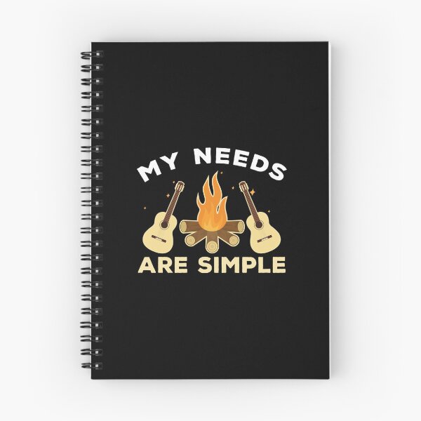 Item preview, My Needs Are Simple Funny Campfire Romance Camping designed and sold by StrongShirts.