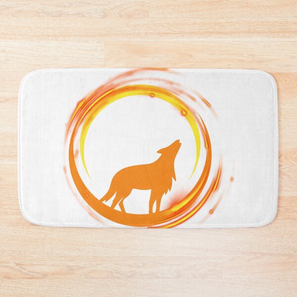 Artikelvorschau, Orange gelber Wolf-Entwurf entworfen und verkauft von CreativNode.