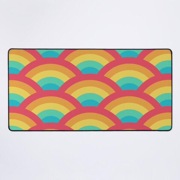 Item preview, Rainbow fish scale pattern designed and sold by Opalaeo.