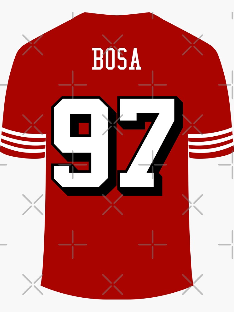 Nick Bosa - 49ers Sticker for Sale by On Target Sports