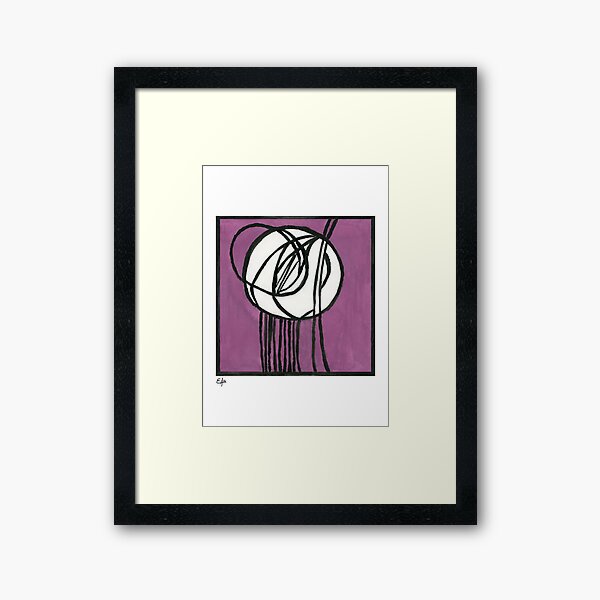 Rosebud Glass Panel by Charles Rennie Mackintosh - Watercolor Framed Art Print