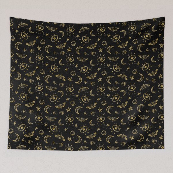 Item preview, Midnight Coffee Gold Pattern designed and sold by Midnight Coffee.