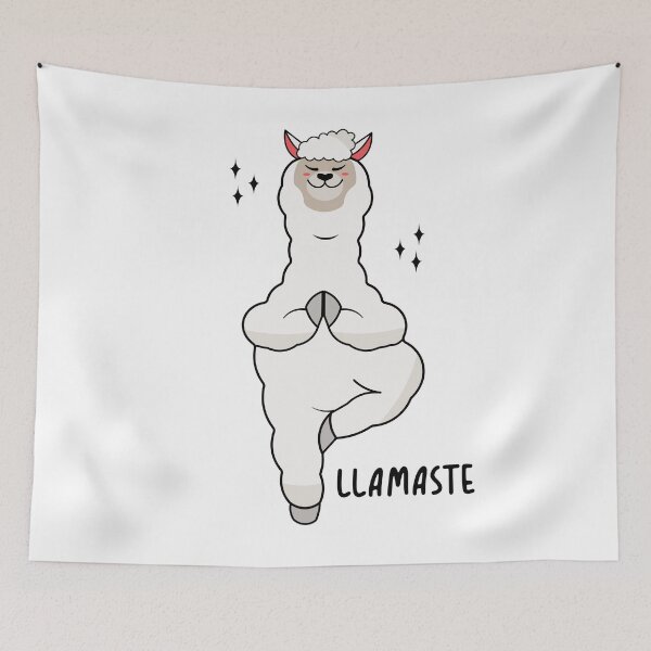 Item preview, Llama Yoga Pose With Llamaste designed and sold by Blok45.