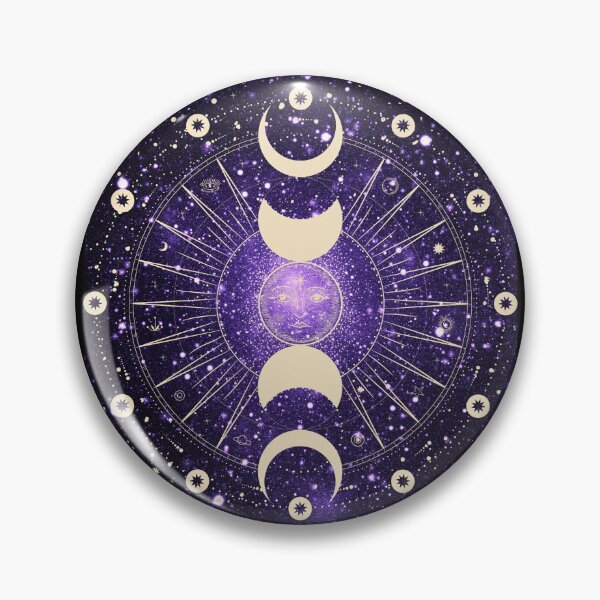 Item preview, Blue Purple Galaxy Moon Phases Stars: designed and sold by LifeAndWonder.