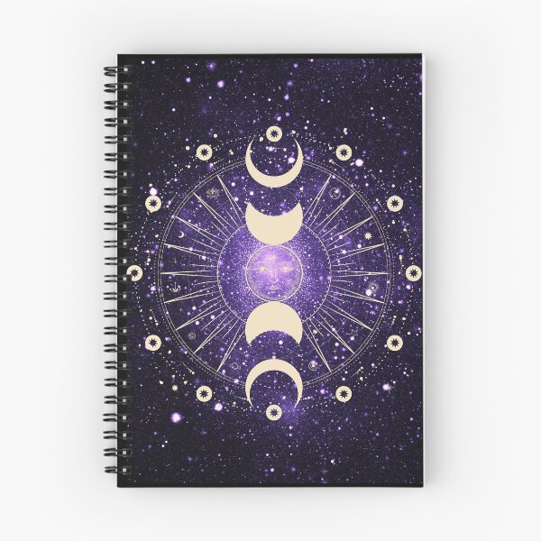 Item preview, Blue Purple Galaxy Moon Phases Stars: designed and sold by LifeAndWonder.