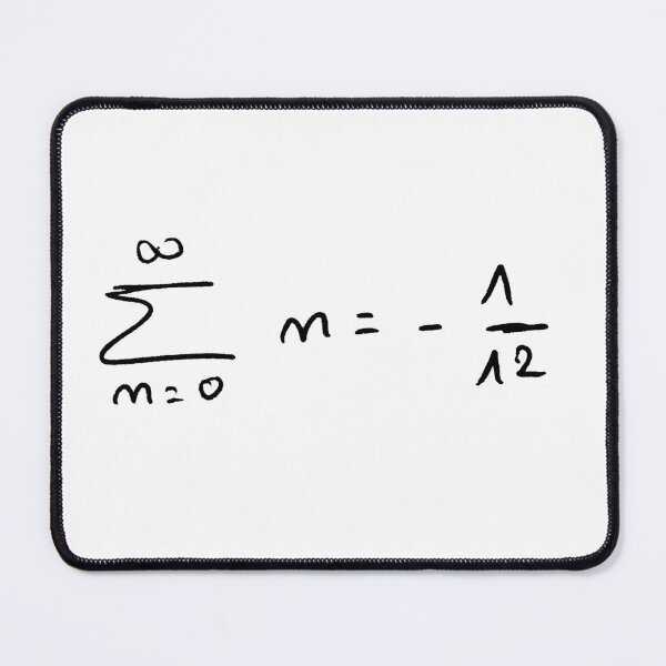 Item preview, sum of all natural numbers handwritten designed and sold by NoetherSym.