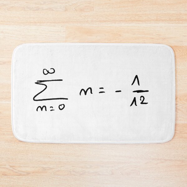 Item preview, sum of all natural numbers handwritten designed and sold by NoetherSym.