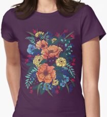 Camiseta entallada Flores silvestres