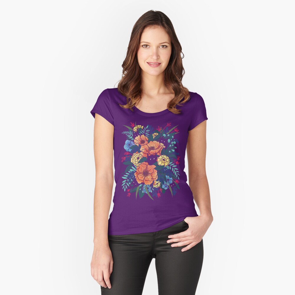 Aperçu de l'œuvre T-shirt échancré créée et vendue par littleclyde.