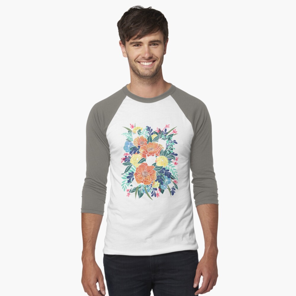 Item preview, Baseball ¾ Sleeve T-Shirt designed and sold by littleclyde.