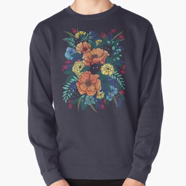 Wild Flowers Pullover Sweatshirt