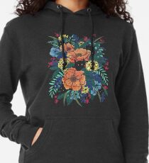 Wilde Blumen Leichter Hoodie