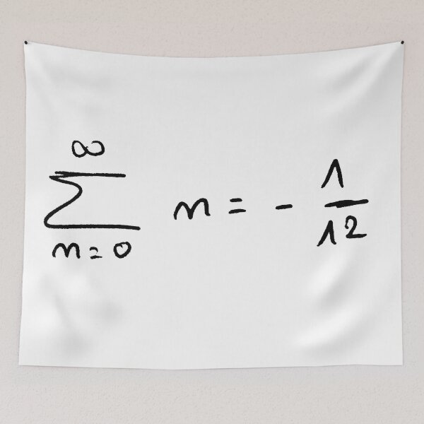 Item preview, sum of all natural numbers handwritten designed and sold by NoetherSym.