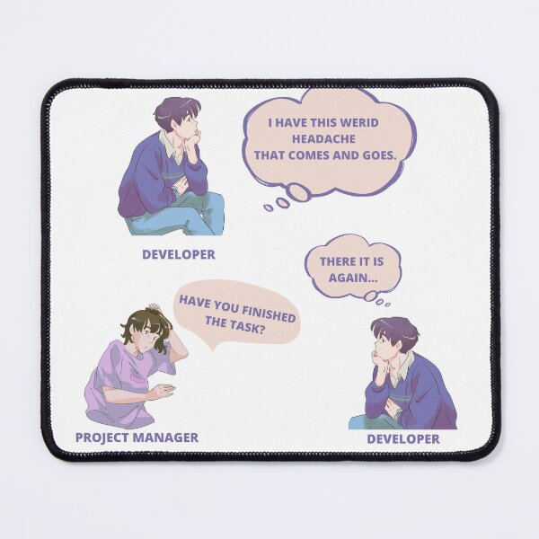 Artikelvorschau, Entwickler-Meme-Geschenk für Software-Entwickler-Projektmanager-Meme entworfen und verkauft von ohsheep.