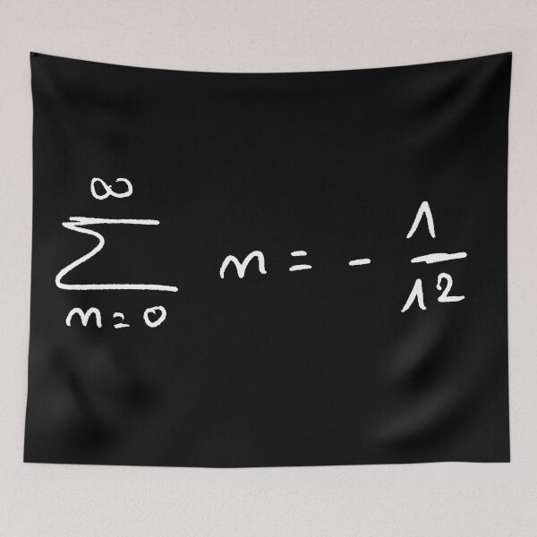 Item preview, Sum of all natural numbers handwritten designed and sold by NoetherSym.