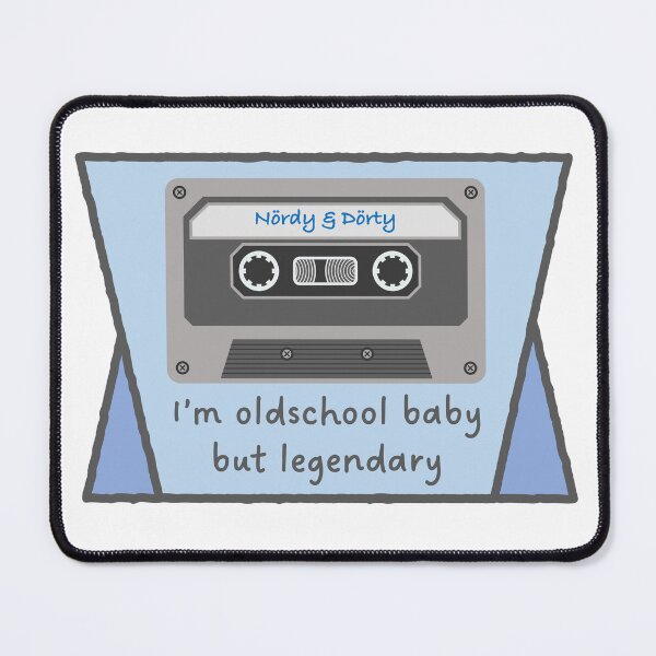 Item preview, old school baby designed and sold by NoerdyundDoerty.