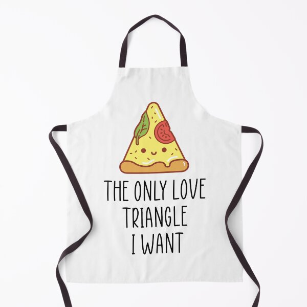 Item preview, love triangle pizza quote designed and sold by Ashtreemeadow.