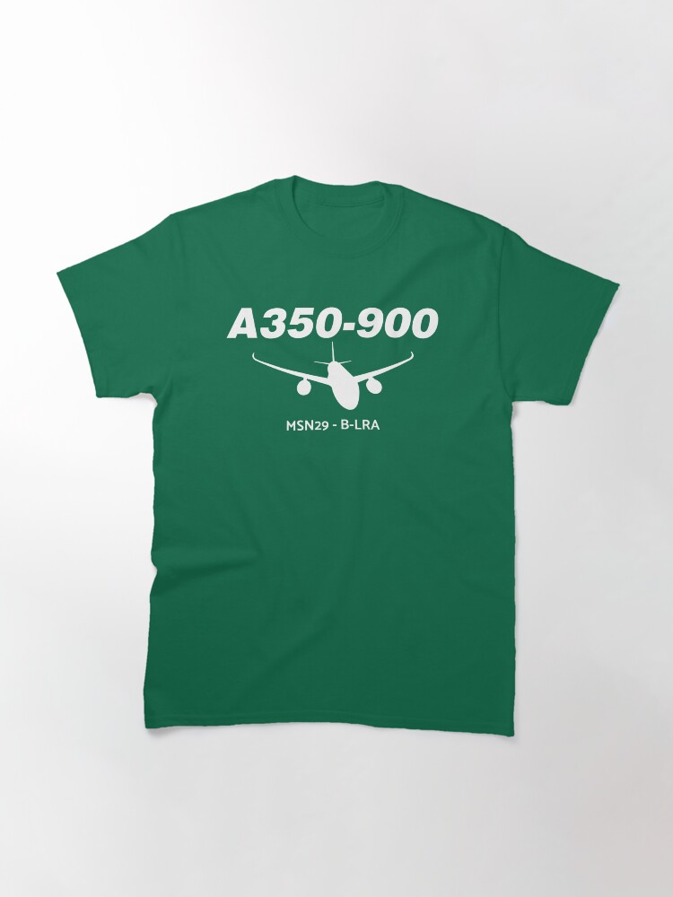 Alternate view of Airbus A350-900 MSN29 B-LRA (White) Classic T-Shirt