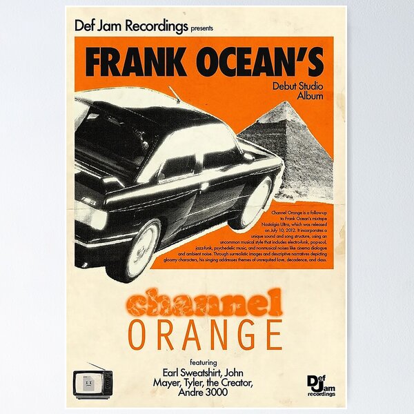 Artikel-Vorschau von Kanal orange Auto Ozeane Poster, designt und verkauft von Johnsonbrad61.