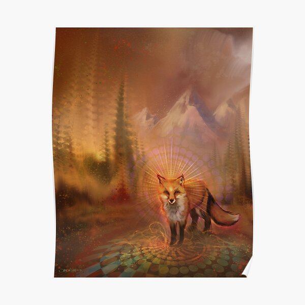 Wise Fox Poster