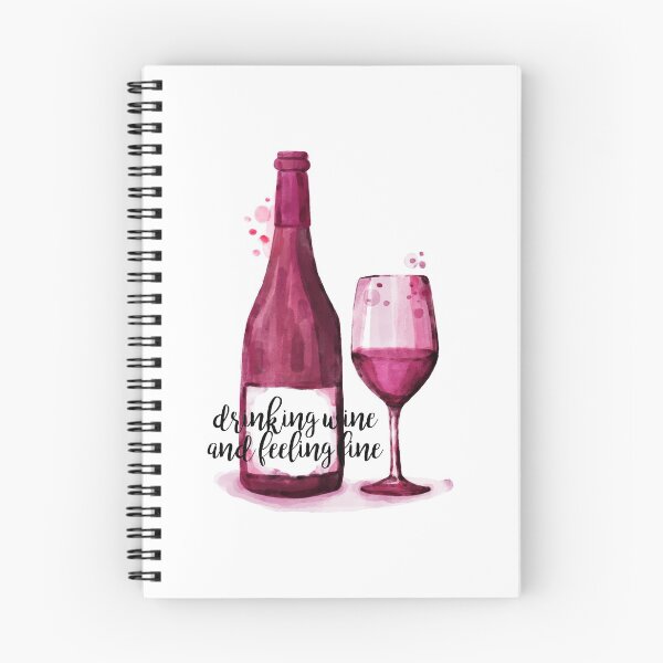 Item preview, Drinking Wine, Feeling Fine designed and sold by Maddy Hoffman.