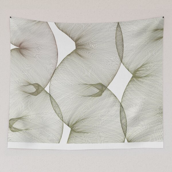 Item preview, Olive Green Organic Hologram Bent Design designed and sold by kayadmu.