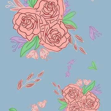 Artwork thumbnail, Summer Apricot Roses by CreativeDesign7
