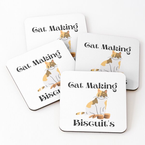 Item preview, Cat Making Biscuits designed and sold by Made4You-Hub.