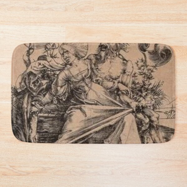 Item preview, Young women attacked by death art of albrecht dürer famous poster  designed and sold by Golido.