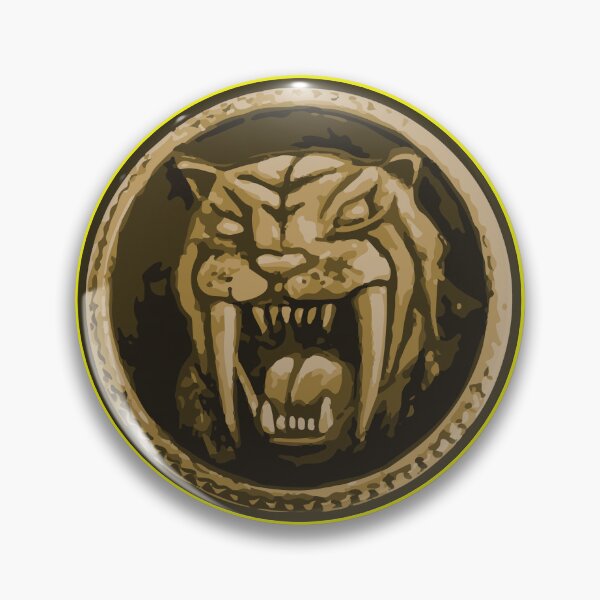 Item preview, Sabertooth Tiger Yellow King designed and sold by DRohrsArts.