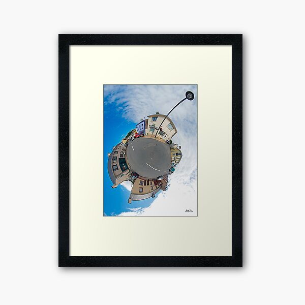 Kilcar Main Street - Sky Out Framed Art Print