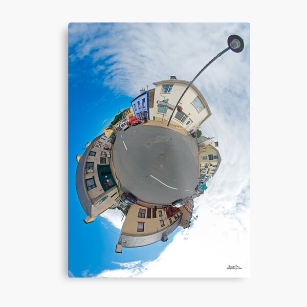 Kilcar Main Street - Sky Out Metal Print
