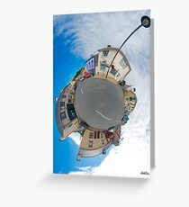 Kilcar Main Street - Sky Out Greeting Card