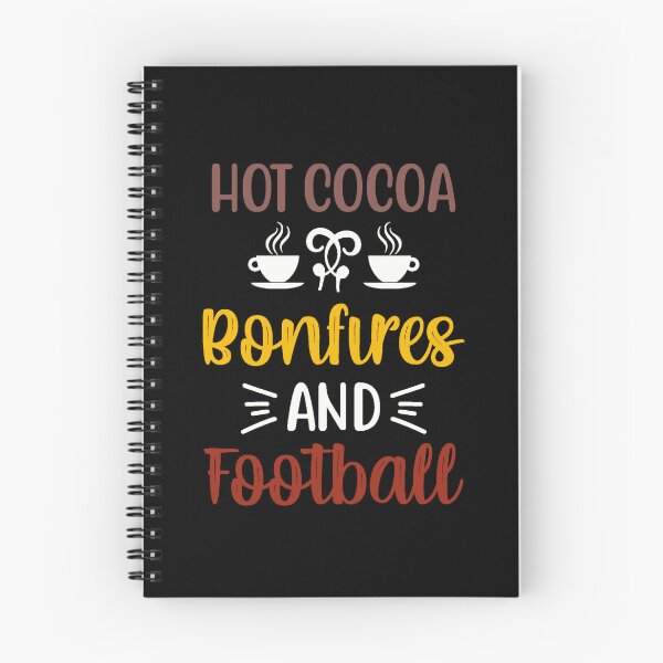 Item preview, Hot Cocoa Bonfires and Football designed and sold by mrtraz.