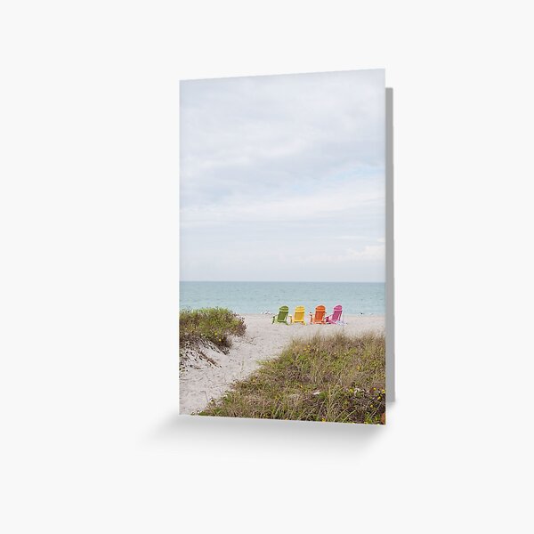 Artikel-Vorschau von Bunte Stühle am Strand #1 #wall #art, designt und verkauft von Anita's & Bella's Art.