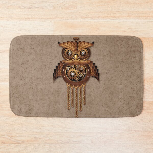 Item preview, Owl Steampunk Vintage Retro Style Machine designed and sold by BluedarkArt.