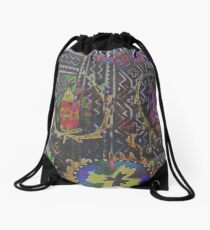 Tracy Porter / Poetic Wanderlust: Damn Fine Trouble (print) Drawstring Bag