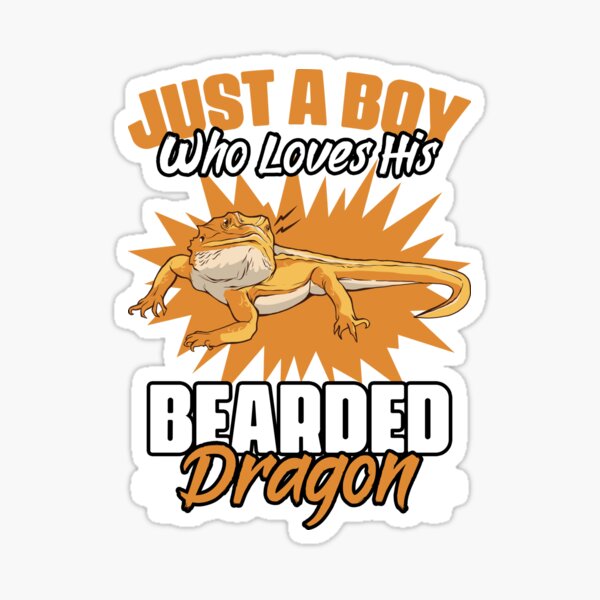 Item preview, Just A Boy Who Loves Funny Reptile For Bearded Dragon Lovers designed and sold by Nessshirts.