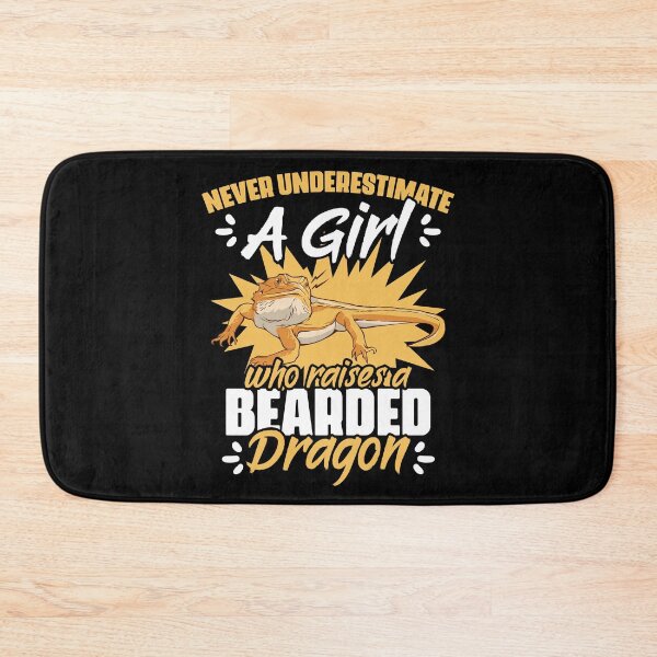 Item preview, Never Underestimate A Girl Funny Beardie Bearded Dragon Fans designed and sold by Nessshirts.