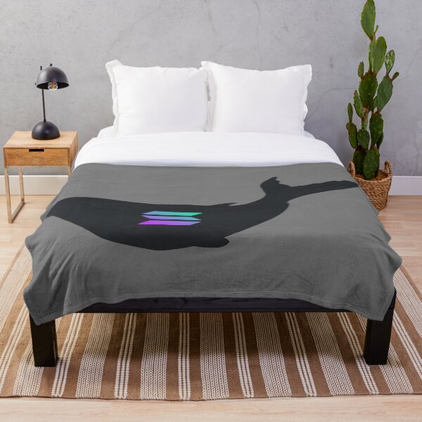 Aperçu de l'œuvre Solana Whale Green Silhouette Design créée et vendue par Bornint Designs.