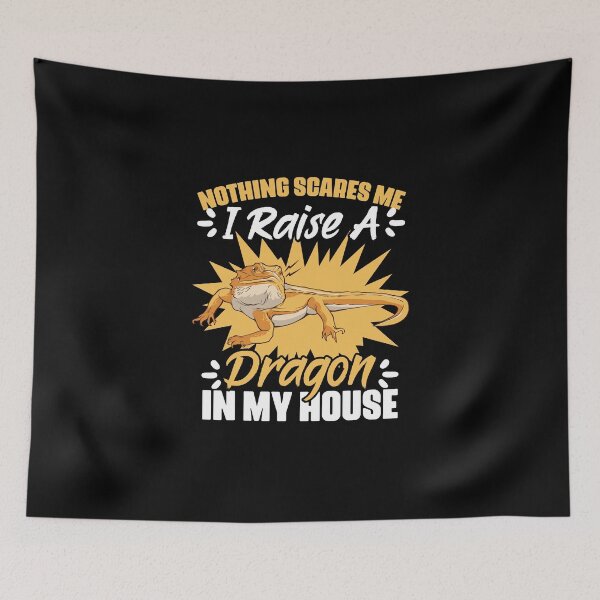 Item preview, Nothing Scares Me Funny Reptile Pet For Bearded Dragon Owner designed and sold by Nessshirts.
