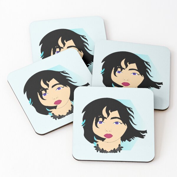 Item preview, Asian girl with natural dark hair and hot blue eyes  designed and sold by SGS-.