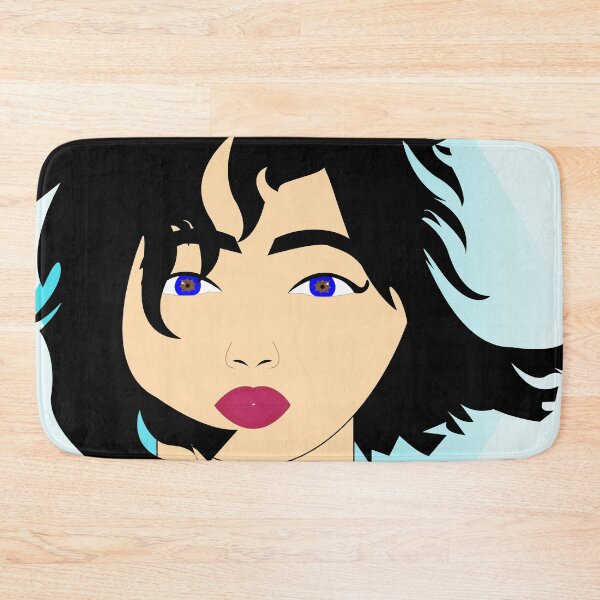 Item preview, Asian girl with natural dark hair and hot blue eyes  designed and sold by SGS-.