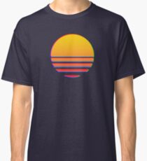 Outrun Retro Sun Classic T-Shirt