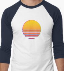 Outrun Retro Sun Men's Baseball ¾ T-Shirt